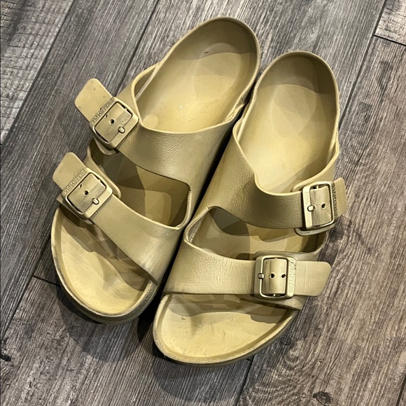 Birkenstock Other - Birkenstock Tan Double Strap Sandals Eva sandal. Men’s size 44/11-11.5